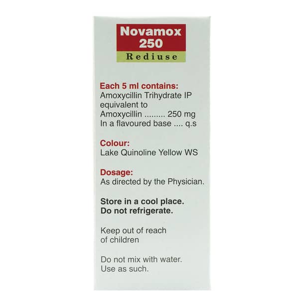 Novamox 250Mg Rediuse Bottle Of 60Ml Suspension