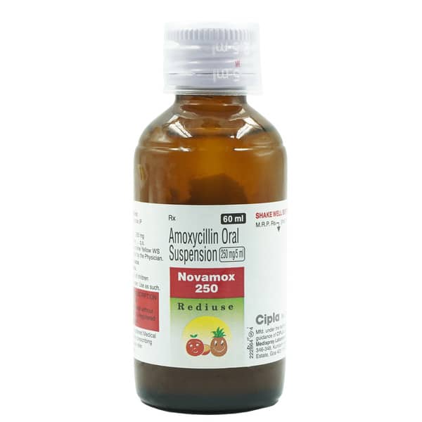 Novamox 250Mg Rediuse Bottle Of 60Ml Suspension