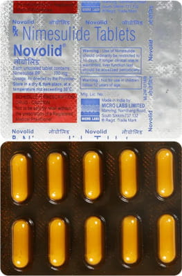 Novolid 100mg Strip Of 10 Tablets