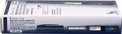 Novomix 30 Flexpen 100iu Pre Filled Pen Of 3ml Suspension For Injection