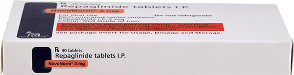 Novonorm 2mg Strip Of 30 Tablets