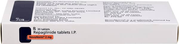 Novonorm 2mg Strip Of 30 Tablets