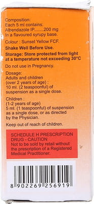 Noworm Bottle Of 10ml Suspension