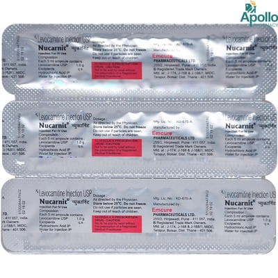 Nucarnit Ampoule Of 5ml Injection