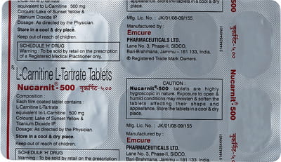 Nucarnit 500mg Strip Of 10 Tablets
