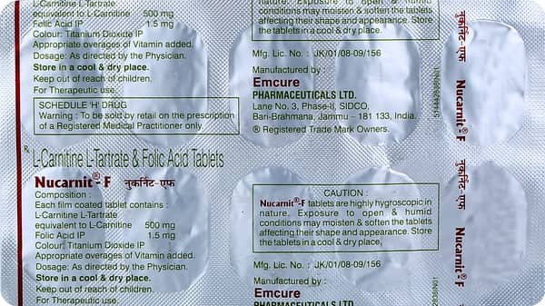 Nucarnit F Strip Of 10 Tablets