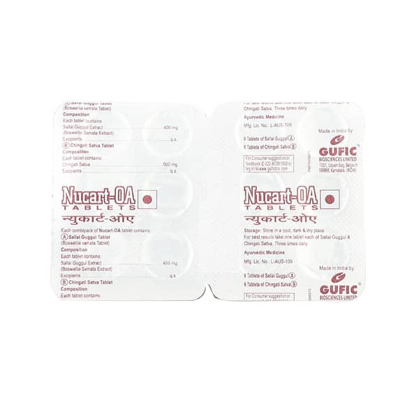 Nucart Oa Strip Of 12 Tablets