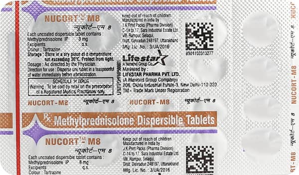 Nucort M 8mg Strip Of 10 Tablets