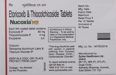 Nucoxia Mr Strip Of 10 Tablets