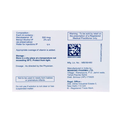 Nurokind 500mcg Ampoule Of 1ml Injection