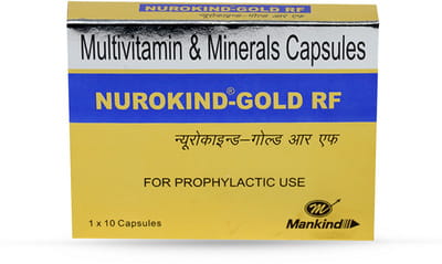 Nurokind Gold Rf Strip Of 10 Capsules