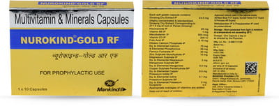 Nurokind Gold Rf Strip Of 10 Capsules