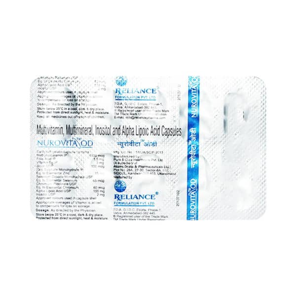 Nurovita Od Strip Of 10 Capsules