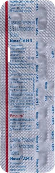 Nusar Am 5Mg Strip Of 10 Tablets