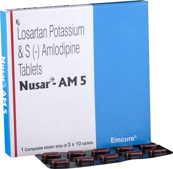 Nusar Am 5Mg Strip Of 10 Tablets