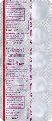 Nusar Am Strip Of 10 Tablets