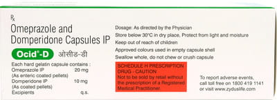 Ocid D Strip Of 10 Capsules