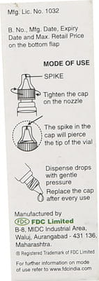 Ocuflur Bottle Of 5ml Eye Drops