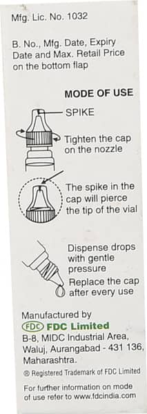 Ocuflur Bottle Of 5ml Eye Drops