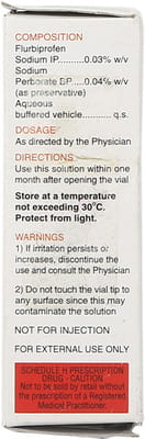 Ocuflur Bottle Of 5ml Eye Drops