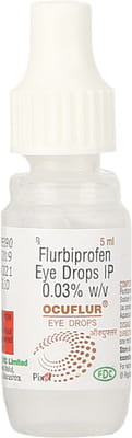 Ocuflur Bottle Of 5ml Eye Drops