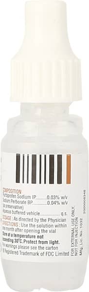 Ocuflur Bottle Of 5ml Eye Drops