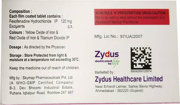 Odifex 120Mg Strip Of 10 Tablets