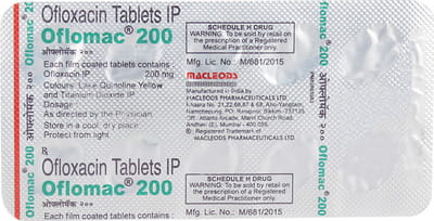 Oflomac 200mg Strip Of 10 Tablets