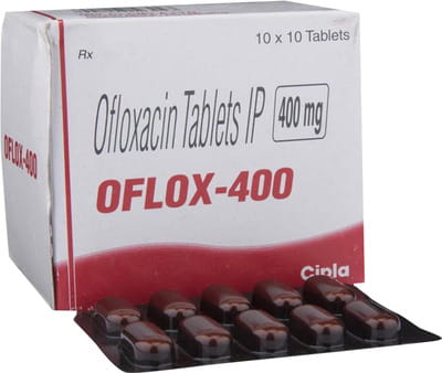 Oflox 400mg Strip Of 10 Tablets