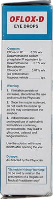 Oflox D Bottle Of 10ml Eye Drops