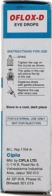 Oflox D Bottle Of 10ml Eye Drops