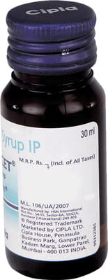 Okacet Bottle Of 30ml Syrup