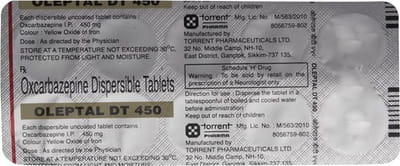 Oleptal Dt 450mg Strip Of 10 Tablets