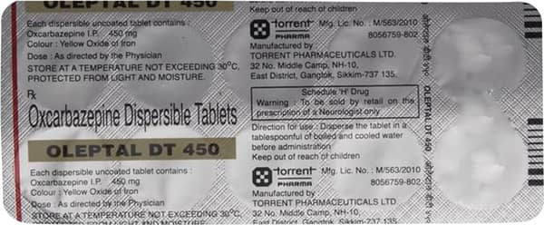 Oleptal Dt 450mg Strip Of 10 Tablets