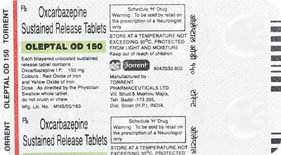 Oleptal Od 150mg Strip Of 10 Tablets