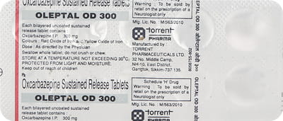 Oleptal Od 300mg Strip Of 10 Tablets