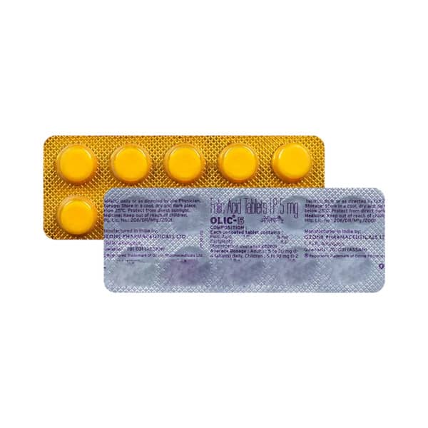 Olic 5mg Strip Of 10 Tablets