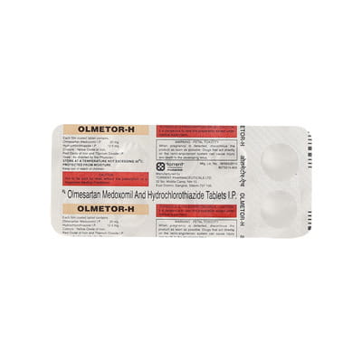 Olmetor H 20mg Strip Of 10 Tablets