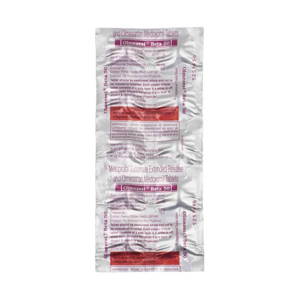 Olmezest Beta 25Mg Strip Of 10 Tablets