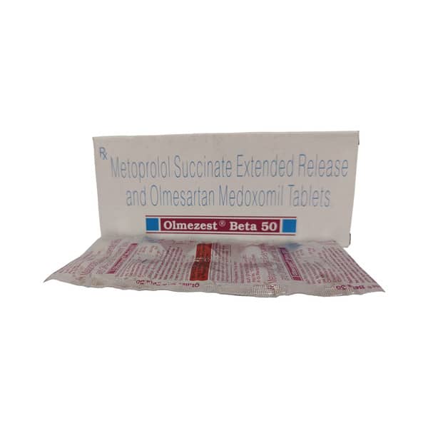 Olmezest Beta 50mg Strip Of 10 Tablets