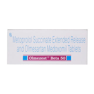 Olmezest Beta 50Mg Strip Of 10 Tablets
