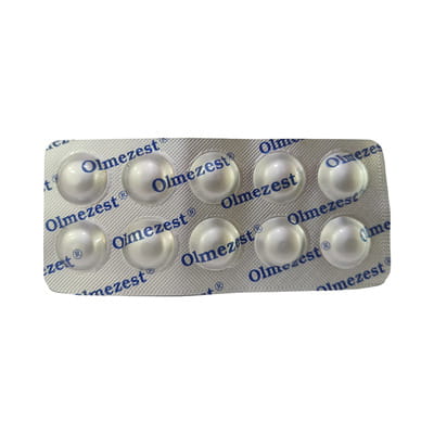 Olmezest 20mg Strip Of 10 Tablets