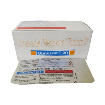 Olmezest 20mg Strip Of 10 Tablets