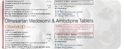 Olmin A 20mg Strip Of 10 Tablets