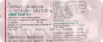 Ometab 20mg Strip Of 10 Tablets