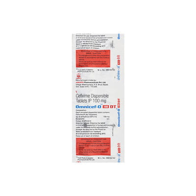 Omnicef O Dt 100mg Strip Of 10 Tablets
