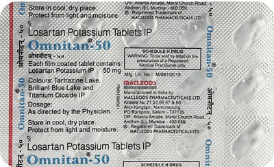 Omnitan 50mg Strip Of 15 Tablets