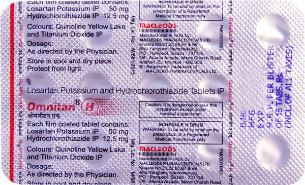 Omnitan H Strip Of 15 Tablets