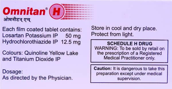 Omnitan H Strip Of 15 Tablets