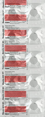 Omnix Dt 200mg Strip Of 10 Tablets